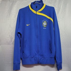 Nike Blue Jacket with Yellow Trim
